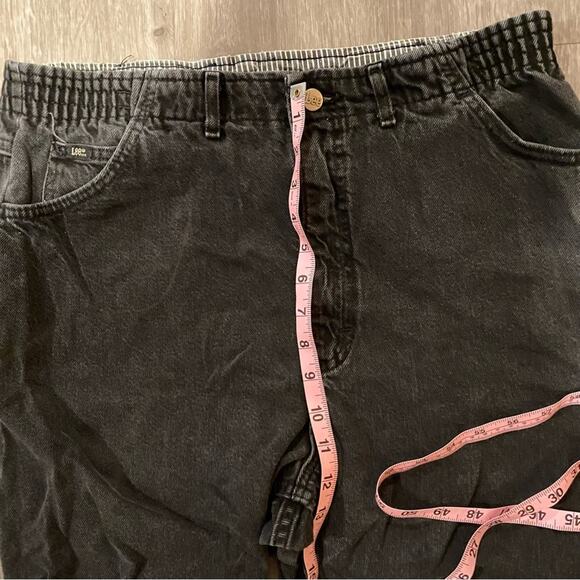 Lee Straight Leg Jeans Black 18P - Picture 3 of 5